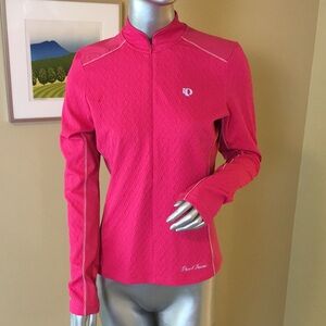 PEARL IZUMI | Hot Pink Long Sleeve Cycling Jersey